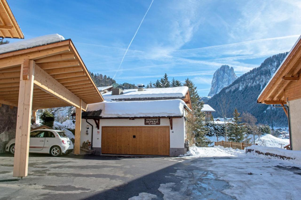 Apartment Soval Ortisei Bagian luar foto